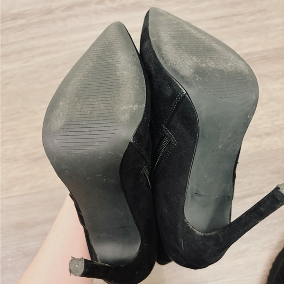 Maxwell Suede High Heel Ankle Boots - Picture 5 of 9